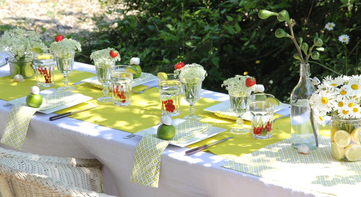 La chaleur estivale sur vos tables