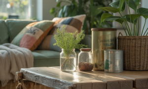 Comment créer une déco écolo et stylée en utilisant des objets de récup ?